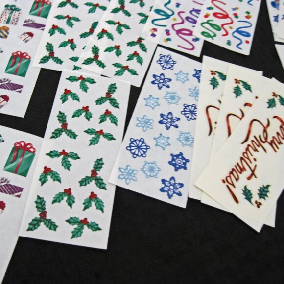 Creative Memories  Stickers, Christmas, Confetti, Sledding, Winter Birthday, - Picture 10 of 12
